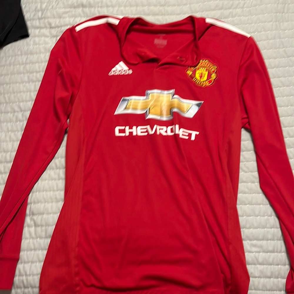 Manchester United long sleeve soccer jersey